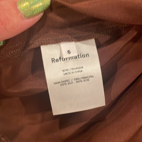 Reformation Robbie Silk Skirt - Picture 6 of 6